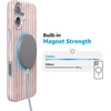 image:imageCasely iPhone 14 Plus Case  Final Rose  Red amp Pink Floral  Compatible with MagSafe  Classic Ultra Slim DesignPretty in Pastel  Blush Stripes