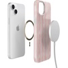 image:imageCasely iPhone 14 Plus Case  Final Rose  Red amp Pink Floral  Compatible with MagSafe  Classic Ultra Slim DesignPretty in Pastel  Blush Stripes