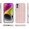 image:imageCasely iPhone 14 Plus Case  Final Rose  Red amp Pink Floral  Compatible with MagSafe  Classic Ultra Slim DesignPretty in Pastel  Blush Stripes