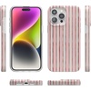 image:imageCasely iPhone 14 Plus Case  Final Rose  Red amp Pink Floral  Compatible with MagSafe  Classic Ultra Slim DesignPretty in Pastel  Blush Stripes
