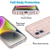 image:imageCasely iPhone 14 Plus Case  Final Rose  Red amp Pink Floral  Compatible with MagSafe  Classic Ultra Slim DesignPretty in Pastel  Blush Stripes