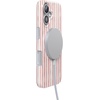 image:imageCasely iPhone 14 Plus Case  Final Rose  Red amp Pink Floral  Compatible with MagSafe  Classic Ultra Slim DesignPretty in Pastel  Blush Stripes