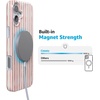 image:imageCasely iPhone 14 Plus Case  Final Rose  Red amp Pink Floral  Compatible with MagSafe  Classic Ultra Slim DesignPretty in Pastel  Blush Stripes
