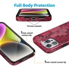 image:imageCasely iPhone 14 Plus Case  Final Rose  Red amp Pink Floral  Compatible with MagSafe  Classic Ultra Slim DesignRomance Novel  Moody Floral