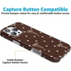 image:imageCasely iPhone 14 Plus Case  Final Rose  Red amp Pink Floral  Compatible with MagSafe  Classic Ultra Slim DesignTeddy Bows  Brown Polka Dot