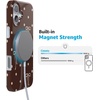 image:imageCasely iPhone 14 Plus Case  Final Rose  Red amp Pink Floral  Compatible with MagSafe  Classic Ultra Slim DesignTeddy Bows  Brown Polka Dot