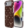 image:imageCasely iPhone 14 Plus Case  Final Rose  Red amp Pink Floral  Compatible with MagSafe  Classic Ultra Slim DesignTeddy Bows  Brown Polka Dot