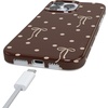 image:imageCasely iPhone 14 Plus Case  Final Rose  Red amp Pink Floral  Compatible with MagSafe  Classic Ultra Slim DesignTeddy Bows  Brown Polka Dot