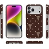 image:imageCasely iPhone 14 Plus Case  Final Rose  Red amp Pink Floral  Compatible with MagSafe  Classic Ultra Slim DesignTeddy Bows  Brown Polka Dot