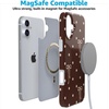 image:imageCasely iPhone 14 Plus Case  Final Rose  Red amp Pink Floral  Compatible with MagSafe  Classic Ultra Slim DesignTeddy Bows  Brown Polka Dot