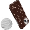 image:imageCasely iPhone 14 Plus Case  Final Rose  Red amp Pink Floral  Compatible with MagSafe  Classic Ultra Slim DesignTeddy Bows  Brown Polka Dot