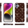 image:imageCasely iPhone 14 Plus Case  Final Rose  Red amp Pink Floral  Compatible with MagSafe  Classic Ultra Slim DesignTeddy Bows  Brown Polka Dot