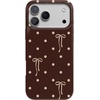 image:imageCasely iPhone 14 Plus Case  Final Rose  Red amp Pink Floral  Compatible with MagSafe  Classic Ultra Slim DesignTeddy Bows  Brown Polka Dot