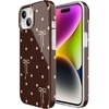 image:imageCasely iPhone 14 Plus Case  Final Rose  Red amp Pink Floral  Compatible with MagSafe  Classic Ultra Slim DesignTeddy Bows  Brown Polka Dot
