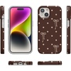 image:imageCasely iPhone 14 Plus Case  Final Rose  Red amp Pink Floral  Compatible with MagSafe  Classic Ultra Slim DesignTeddy Bows  Brown Polka Dot