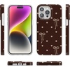 image:imageCasely iPhone 14 Plus Case  Final Rose  Red amp Pink Floral  Compatible with MagSafe  Classic Ultra Slim DesignTeddy Bows  Brown Polka Dot