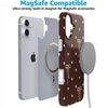 image:imageCasely iPhone 14 Plus Case  Final Rose  Red amp Pink Floral  Compatible with MagSafe  Classic Ultra Slim DesignTeddy Bows  Brown Polka Dot