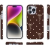 image:imageCasely iPhone 14 Plus Case  Final Rose  Red amp Pink Floral  Compatible with MagSafe  Classic Ultra Slim DesignTeddy Bows  Brown Polka Dot