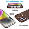 image:imageCasely iPhone 14 Plus Case  Final Rose  Red amp Pink Floral  Compatible with MagSafe  Classic Ultra Slim DesignTeddy Bows  Brown Polka Dot