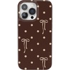 image:imageCasely iPhone 14 Plus Case  Final Rose  Red amp Pink Floral  Compatible with MagSafe  Classic Ultra Slim DesignTeddy Bows  Brown Polka Dot