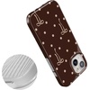 image:imageCasely iPhone 14 Plus Case  Final Rose  Red amp Pink Floral  Compatible with MagSafe  Classic Ultra Slim DesignTeddy Bows  Brown Polka Dot