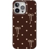image:imageCasely iPhone 14 Plus Case  Final Rose  Red amp Pink Floral  Compatible with MagSafe  Classic Ultra Slim DesignTeddy Bows  Brown Polka Dot