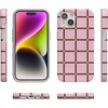 image:imageCasely iPhone 14 Plus Case  Final Rose  Red amp Pink Floral  Compatible with MagSafe  Classic Ultra Slim DesignUptown Gridlock  Pink Checkerboard