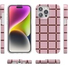 image:imageCasely iPhone 14 Plus Case  Final Rose  Red amp Pink Floral  Compatible with MagSafe  Classic Ultra Slim DesignUptown Gridlock  Pink Checkerboard