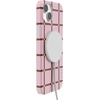 image:imageCasely iPhone 14 Plus Case  Final Rose  Red amp Pink Floral  Compatible with MagSafe  Classic Ultra Slim DesignUptown Gridlock  Pink Checkerboard