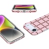 image:imageCasely iPhone 14 Plus Case  Final Rose  Red amp Pink Floral  Compatible with MagSafe  Classic Ultra Slim DesignUptown Gridlock  Pink Checkerboard