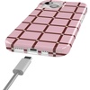 image:imageCasely iPhone 14 Plus Case  Final Rose  Red amp Pink Floral  Compatible with MagSafe  Classic Ultra Slim DesignUptown Gridlock  Pink Checkerboard