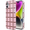 image:imageCasely iPhone 14 Plus Case  Final Rose  Red amp Pink Floral  Compatible with MagSafe  Classic Ultra Slim DesignUptown Gridlock  Pink Checkerboard