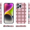 image:imageCasely iPhone 14 Plus Case  Final Rose  Red amp Pink Floral  Compatible with MagSafe  Classic Ultra Slim DesignUptown Gridlock  Pink Checkerboard