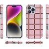 image:imageCasely iPhone 14 Plus Case  Final Rose  Red amp Pink Floral  Compatible with MagSafe  Classic Ultra Slim DesignUptown Gridlock  Pink Checkerboard