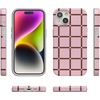 image:imageCasely iPhone 14 Plus Case  Final Rose  Red amp Pink Floral  Compatible with MagSafe  Classic Ultra Slim DesignUptown Gridlock  Pink Checkerboard