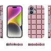 image:imageCasely iPhone 14 Plus Case  Final Rose  Red amp Pink Floral  Compatible with MagSafe  Classic Ultra Slim DesignUptown Gridlock  Pink Checkerboard