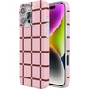 image:imageCasely iPhone 14 Plus Case  Final Rose  Red amp Pink Floral  Compatible with MagSafe  Classic Ultra Slim DesignUptown Gridlock  Pink Checkerboard