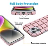 image:imageCasely iPhone 14 Plus Case  Final Rose  Red amp Pink Floral  Compatible with MagSafe  Classic Ultra Slim DesignUptown Gridlock  Pink Checkerboard