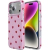 image:imageCasely iPhone 14 Plus Case  Final Rose  Red amp Pink Floral  Compatible with MagSafe  Classic Ultra Slim DesignVery Cherry  Painted Cherries