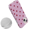 image:imageCasely iPhone 14 Plus Case  Final Rose  Red amp Pink Floral  Compatible with MagSafe  Classic Ultra Slim DesignVery Cherry  Painted Cherries