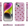 image:imageCasely iPhone 14 Plus Case  Final Rose  Red amp Pink Floral  Compatible with MagSafe  Classic Ultra Slim DesignVery Cherry  Painted Cherries