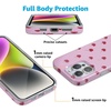 image:imageCasely iPhone 14 Plus Case  Final Rose  Red amp Pink Floral  Compatible with MagSafe  Classic Ultra Slim DesignVery Cherry  Painted Cherries