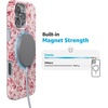 image:imageCasely iPhone 14 Plus Case  Final Rose  Red amp Pink Floral  Compatible with MagSafe  Classic Ultra Slim DesignVintage Belle  Floral Toile