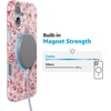 image:imageCasely iPhone 14 Plus Case  Final Rose  Red amp Pink Floral  Compatible with MagSafe  Classic Ultra Slim DesignVintage Belle  Floral Toile