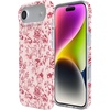 image:imageCasely iPhone 14 Plus Case  Final Rose  Red amp Pink Floral  Compatible with MagSafe  Classic Ultra Slim DesignVintage Belle  Floral Toile