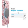 image:imageCasely iPhone 14 Plus Case  Final Rose  Red amp Pink Floral  Compatible with MagSafe  Classic Ultra Slim DesignVintage Belle  Floral Toile