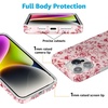 image:imageCasely iPhone 14 Plus Case  Final Rose  Red amp Pink Floral  Compatible with MagSafe  Classic Ultra Slim DesignVintage Belle  Floral Toile