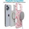 image:imageCasely iPhone 14 Plus Case  Final Rose  Red amp Pink Floral  Compatible with MagSafe  Classic Ultra Slim DesignVintage Belle  Floral Toile