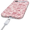 image:imageCasely iPhone 14 Plus Case  Final Rose  Red amp Pink Floral  Compatible with MagSafe  Classic Ultra Slim DesignVintage Belle  Floral Toile