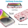 image:imageCasely iPhone 14 Plus Case  Final Rose  Red amp Pink Floral  Compatible with MagSafe  Classic Ultra Slim DesignVintage Belle  Floral Toile